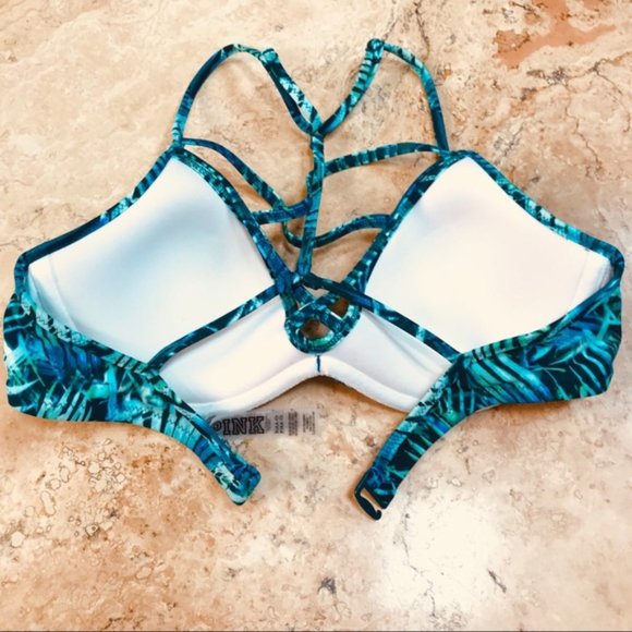 Victoria's Secret PINK Strappy Bralette Swim Top - Picture 4 of 4